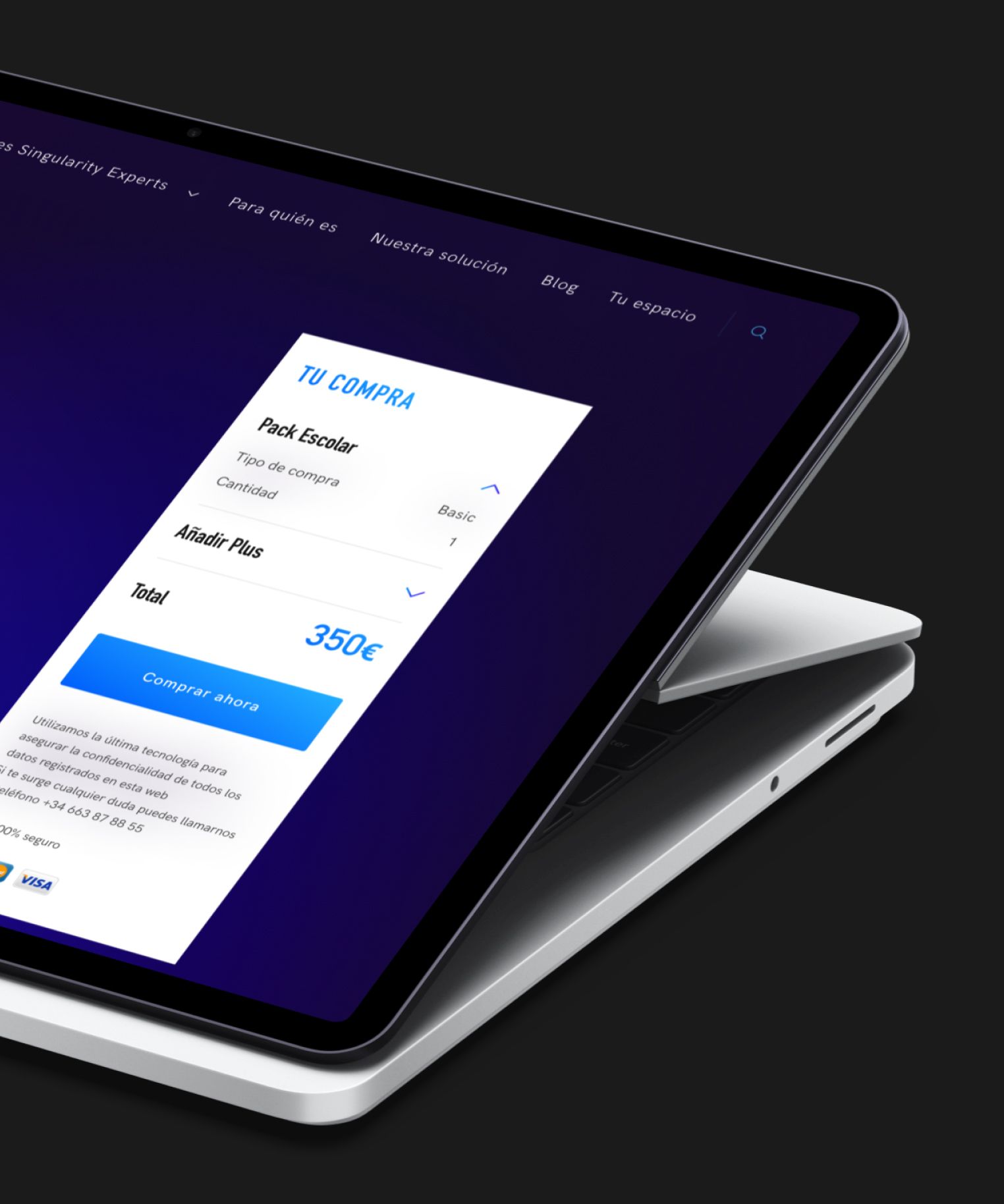 Pantalla Compra Singularity