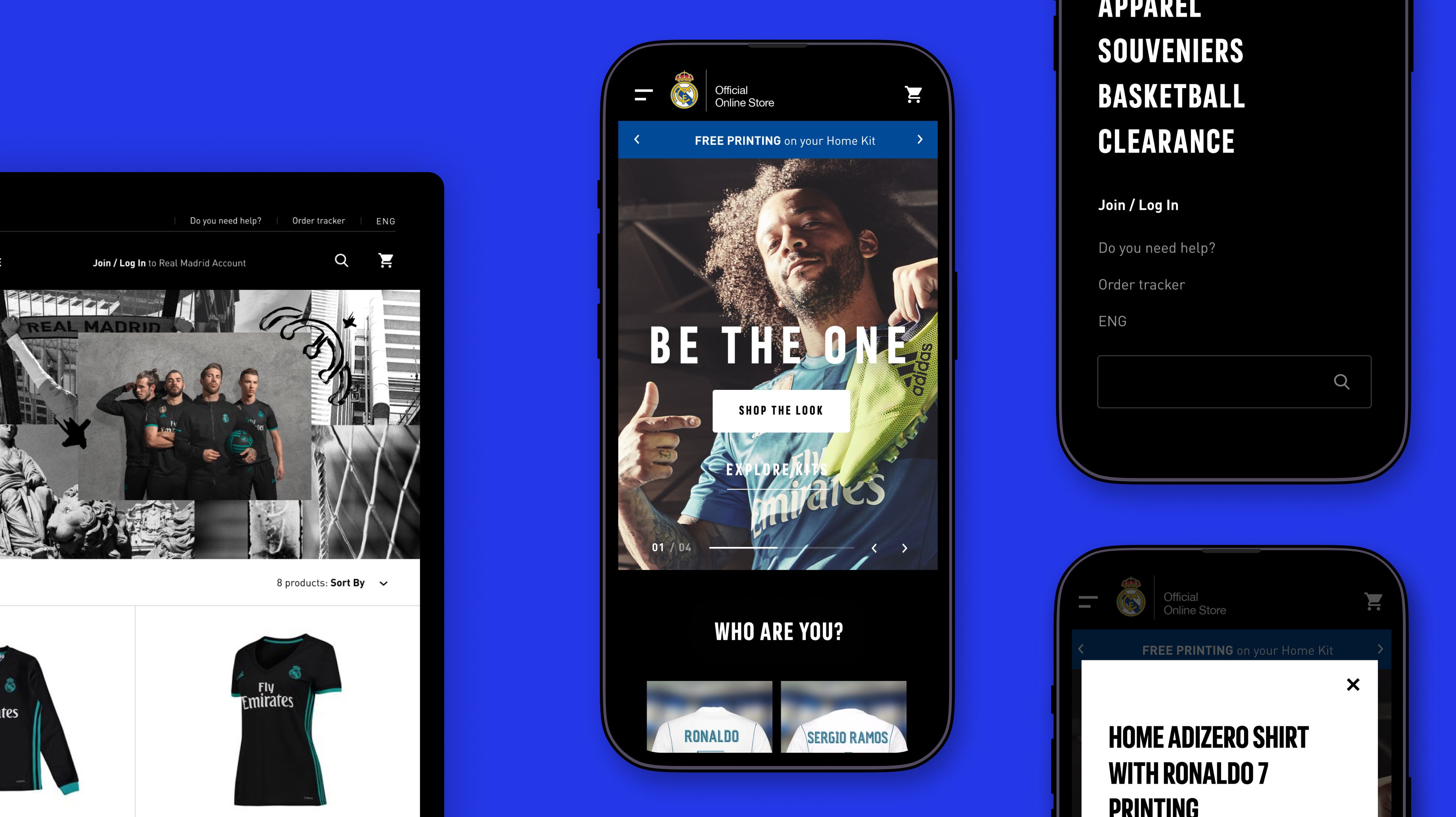 Pantallas Real Madrid Oline Store