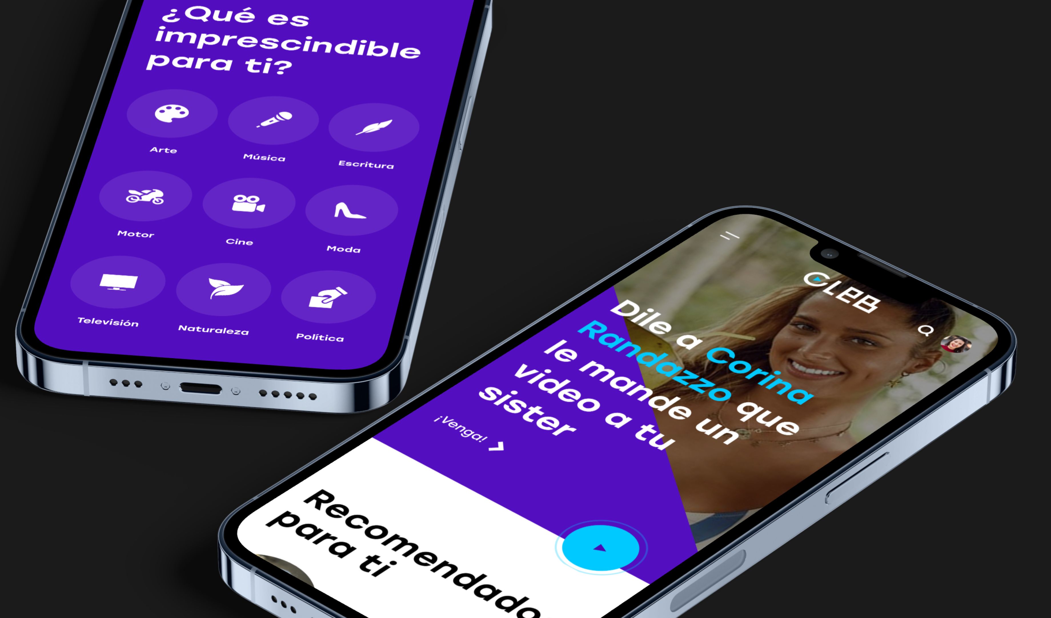 Mockup Pantallas App Cleb